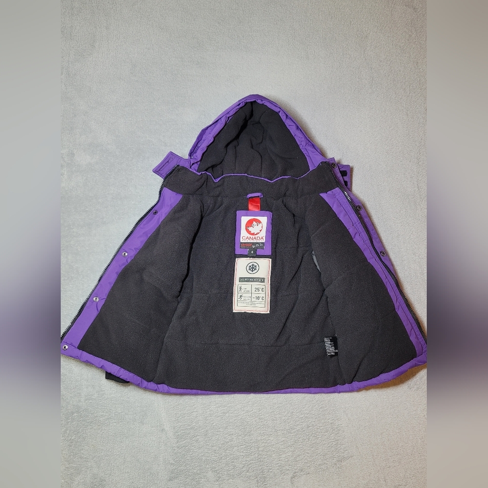 Canada Weather Gear 2pc Snowsuit Set Size 4 Purple - Picture 4 of 16